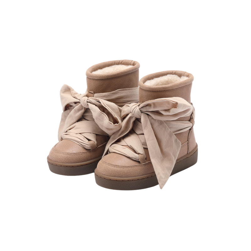 Donsje Kids Footwear // Ganza Boots | Hazelnut Leather