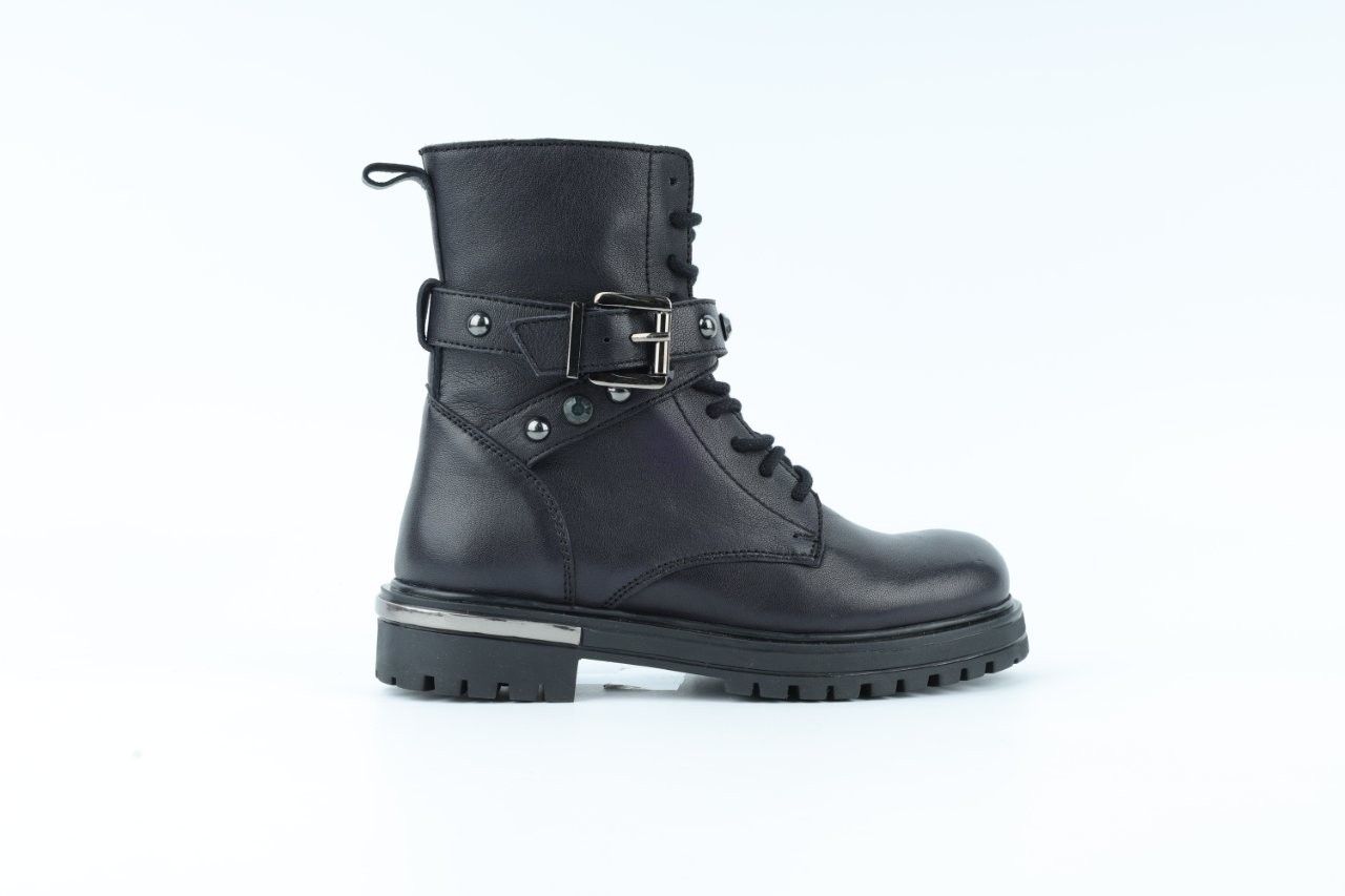 HIP bikerboot // zwart met details HIP bikerboot // zwart met details