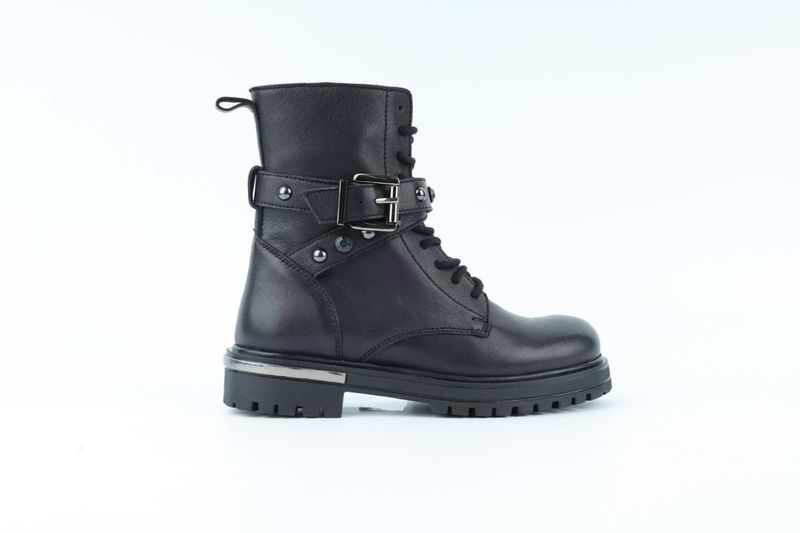 HIP bikerboot // zwart met details