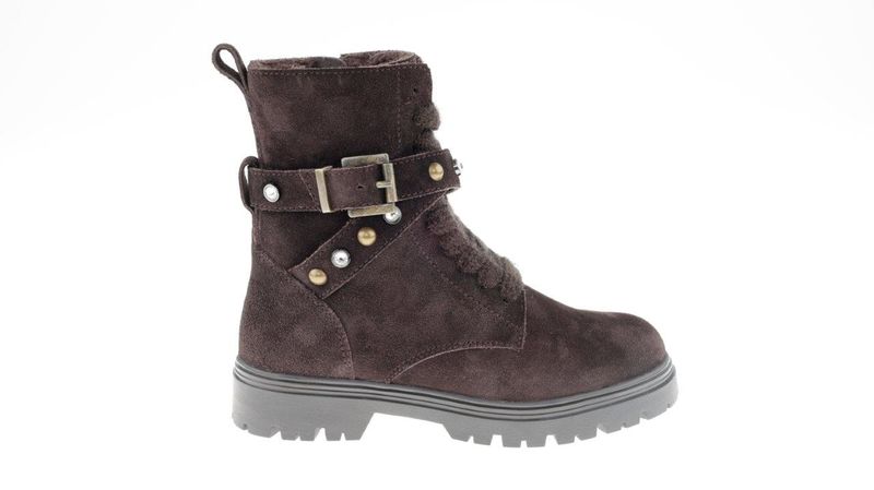 HIP bikerboot // donkerbruin met details