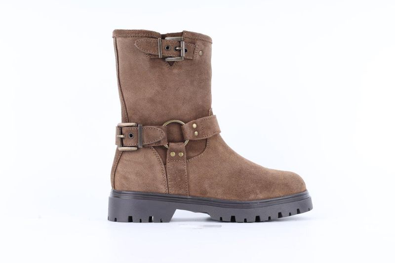 HIP laars // cognac met gespen