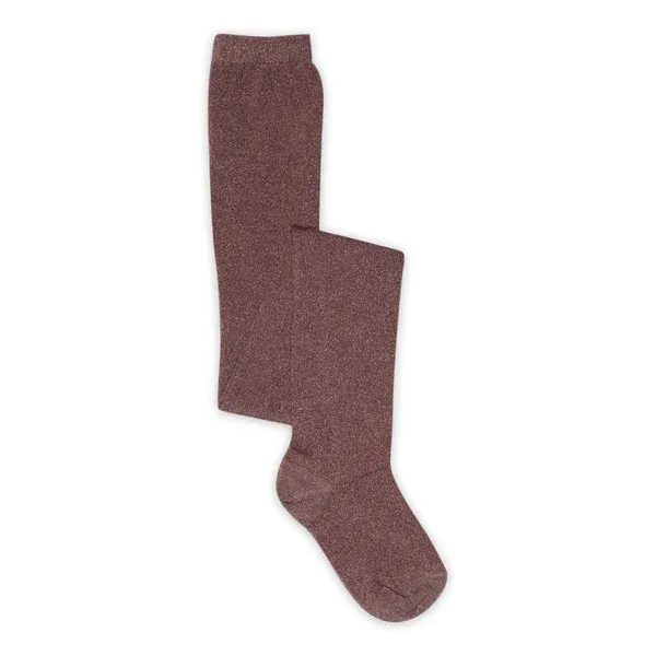 MPDenmark Cotton Glitter tights // Rose Taupe