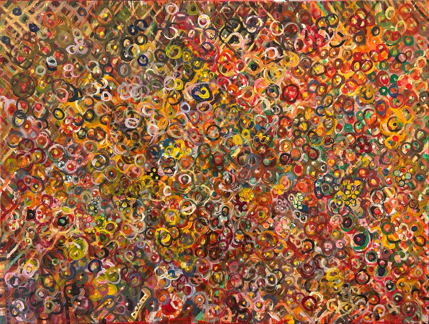 Circles On The Diagonals - Size: 40