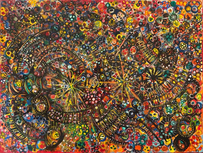 Big Pinwheels - Size: 40" x 30"
