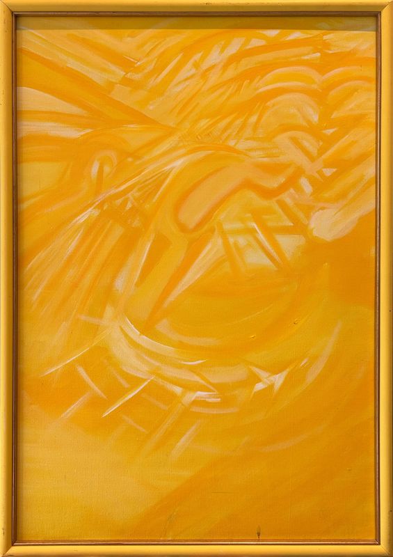 Yellow Bird (Framed) - Size: 30" x 21"