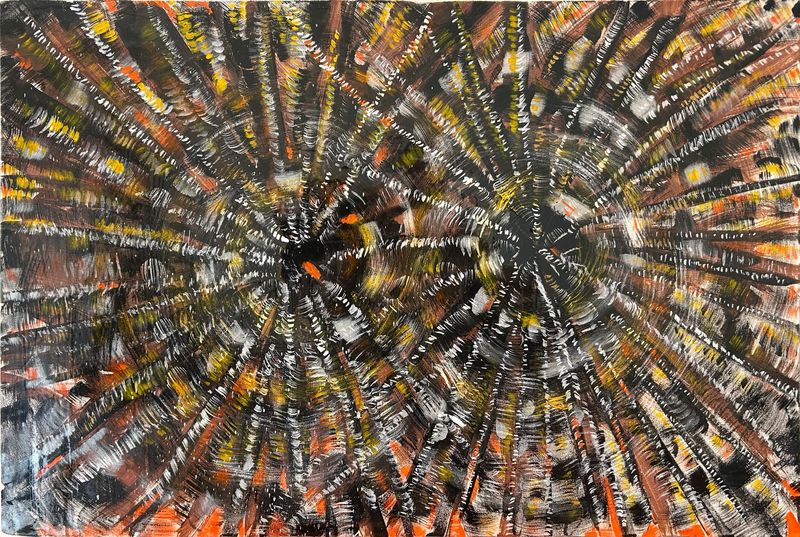 Twin Turbines - Size: 36" x 24"