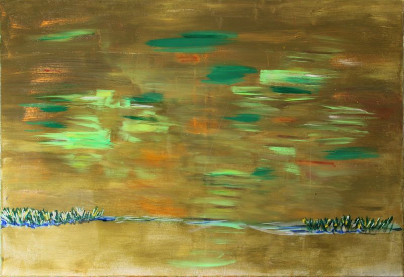 Blue Stream - Size: 36" x 24"
