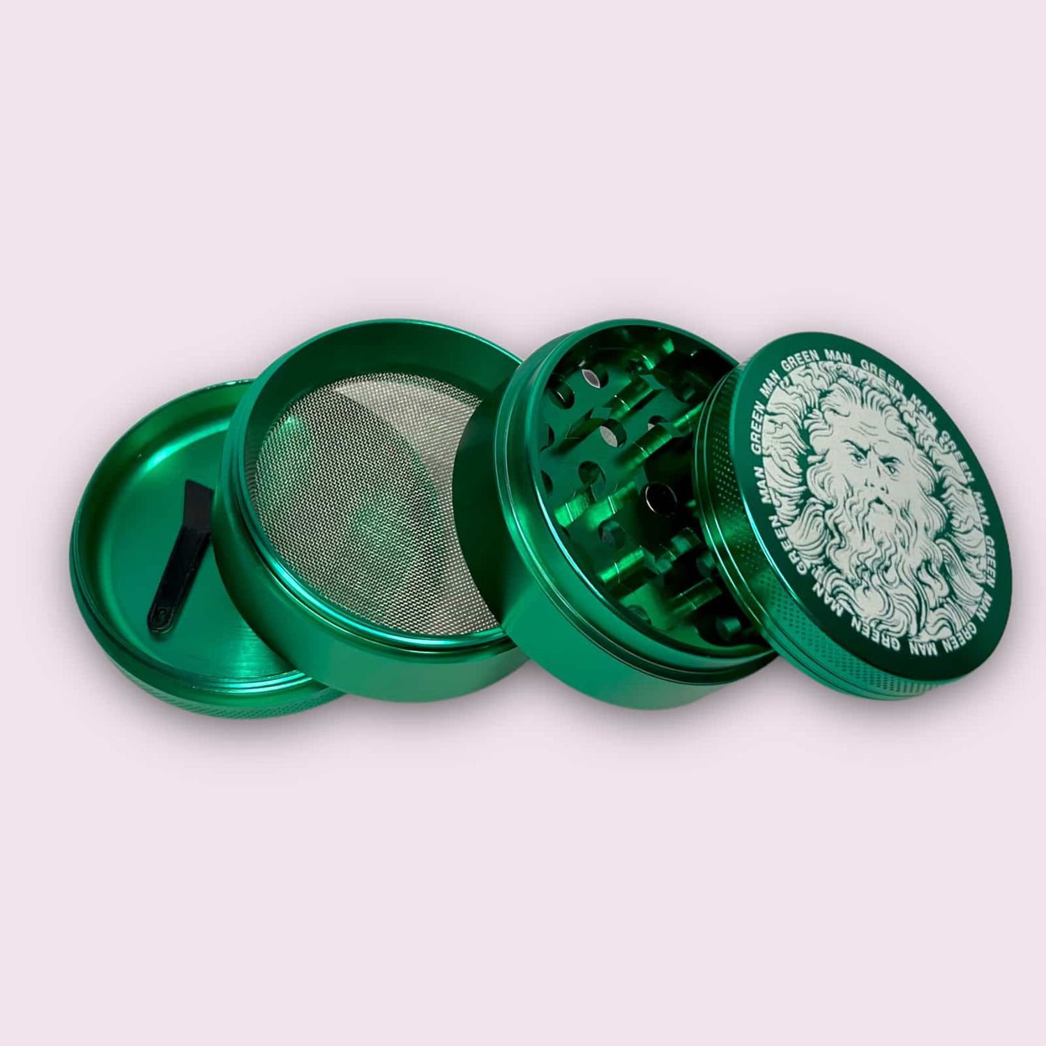 Green Man 2" Aluminum Grinder