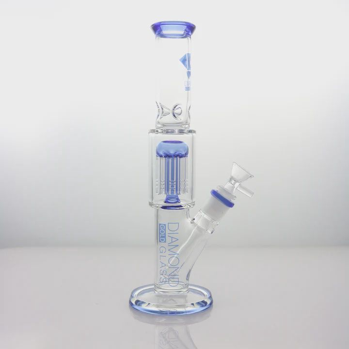 Diamond Clear Mansion Straight, Color: BlueViolet