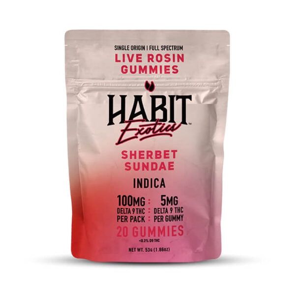 Habit Exotics Live Rosin Gummies
