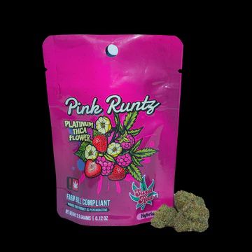Sweet Heat THCa Flower 28 grams, Strain: Pink Runtz