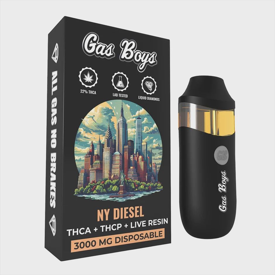 Gas Boys Liquid Diamonds THCA 3g, Strain: NY Diesel