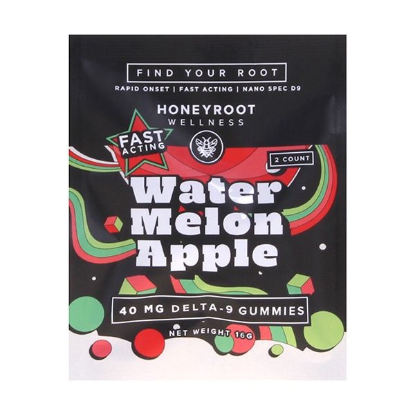 Honey Root Wellness Delta 9, Flavor: Watermelon Apple