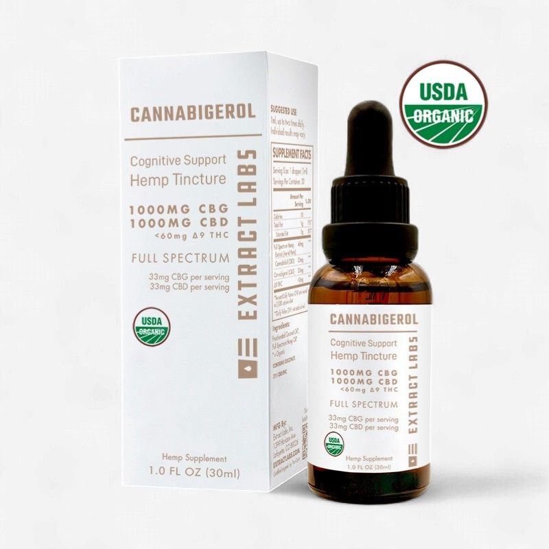 Extract Labs CBG Oil 1000mg CBG1000mg CBD