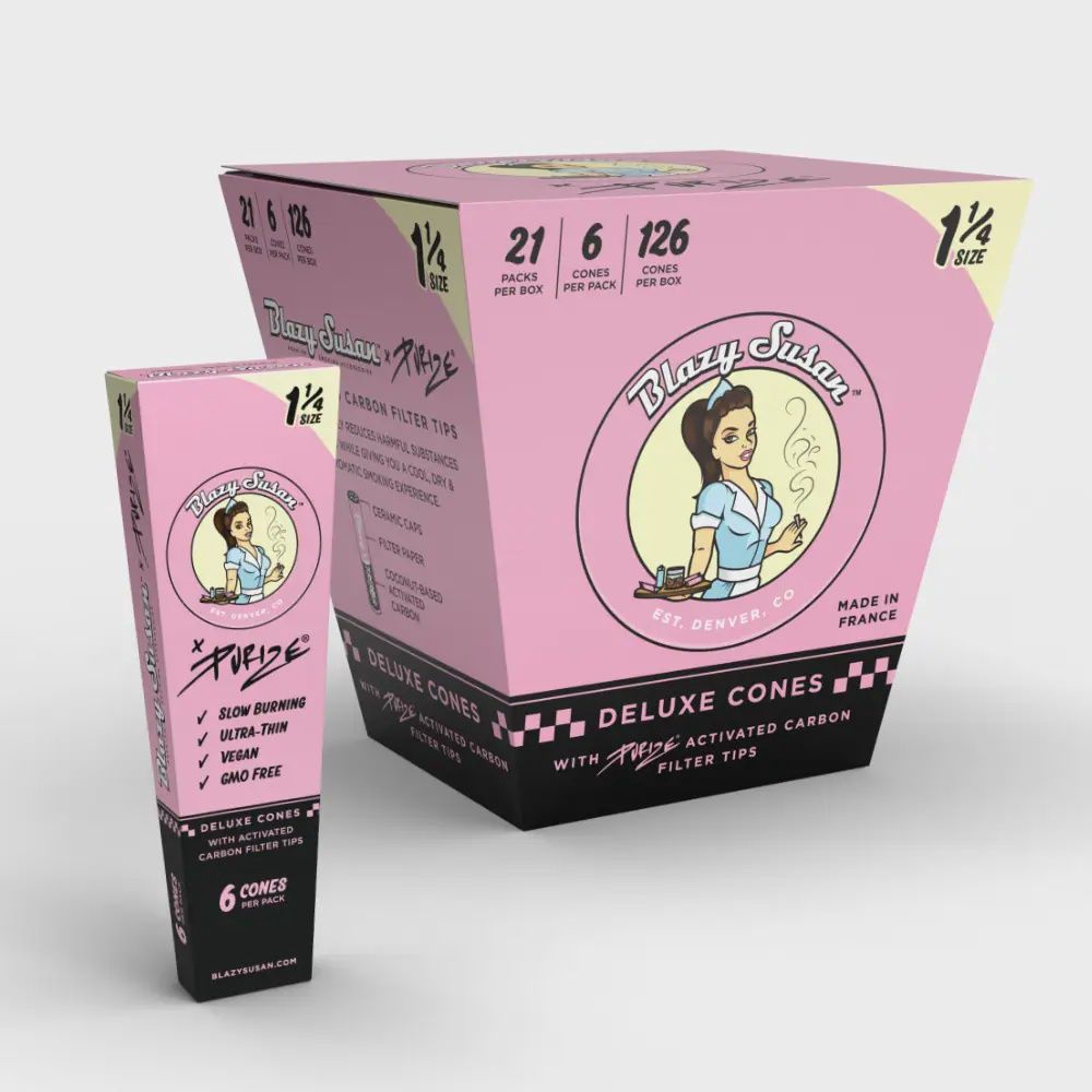 Blazy Susan 1 1\4 Cones Pink