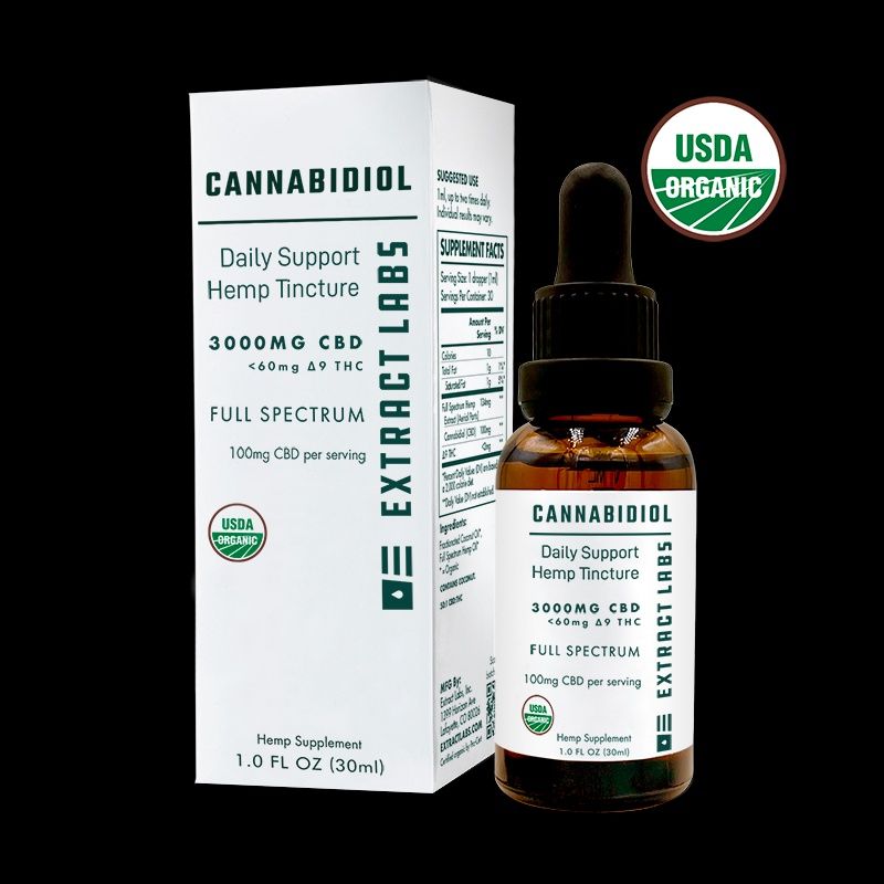 Extract Labs 2000mg 30ml CBD, Flavor: Daily Support