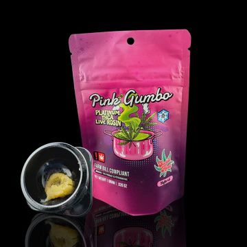 Sweet Heat Live Rosin THCa, Strain: Pink Gumbo