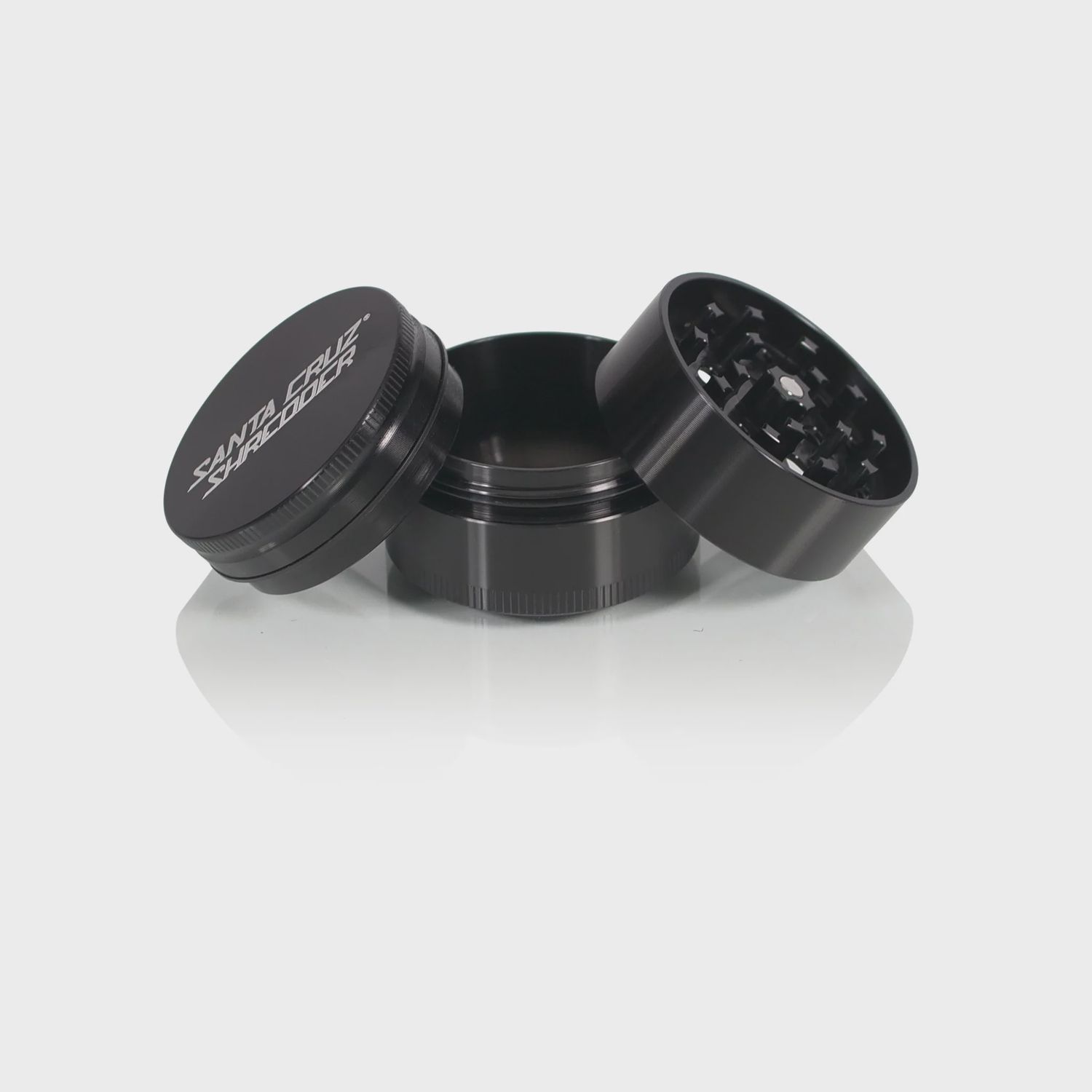 Santa Cruz Shredder Medium 3pc, Color: Black, Finish: Gloss