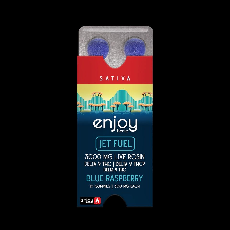 Enjoy Hemp Gummies 3000mg, Strain: Jet Fuel