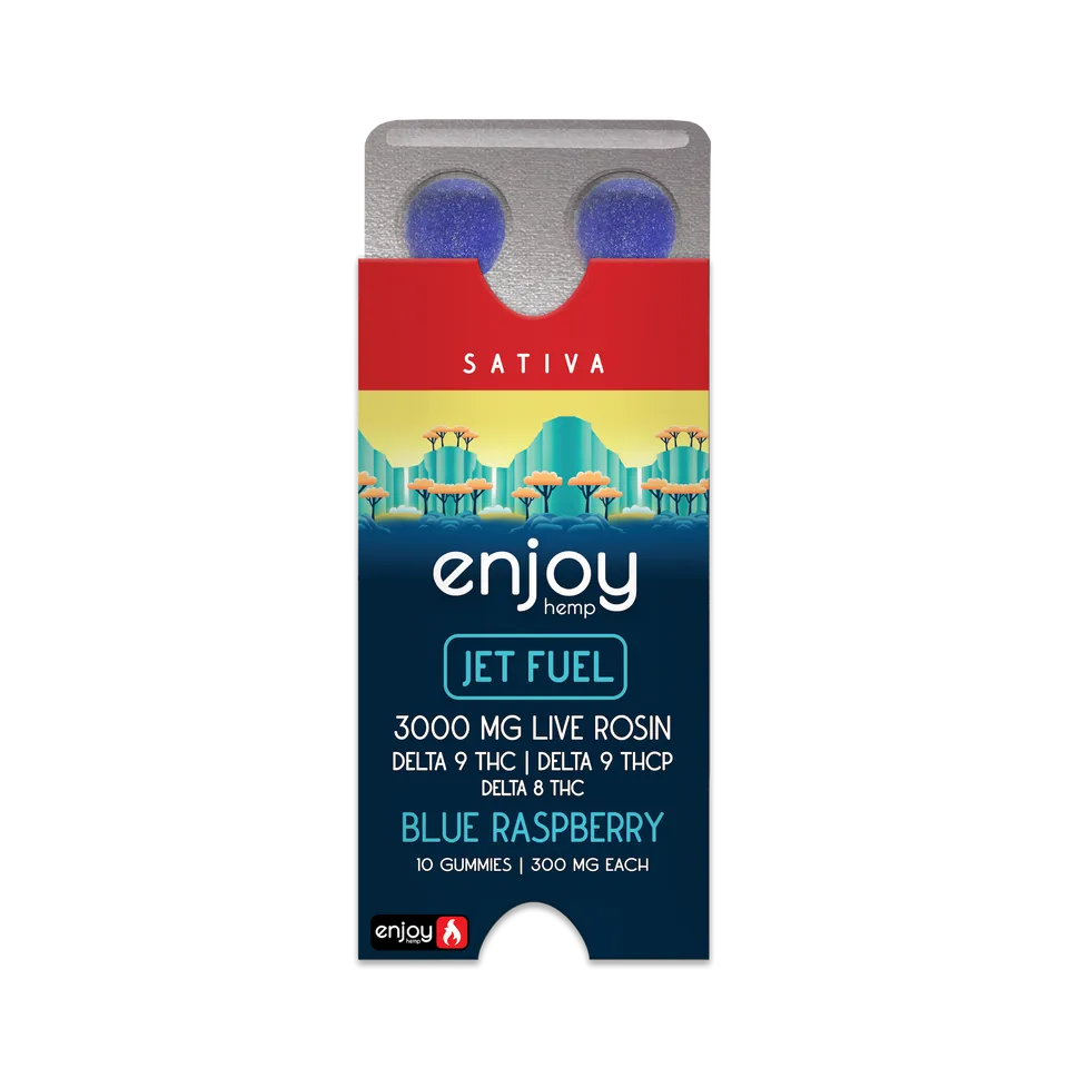 Enjoy Hemp Gummies 3000mg, Strain: Jet Fuel