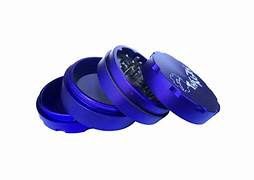 The Notch 4pc 2.5" Grinder, Color: Blue