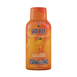Habit Delta 9 Syrup 750mg, Flavor: Mango