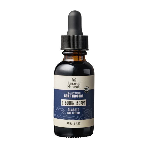 Lazarus Naturals High Potency 1500mg CBD, Flavor: Classic