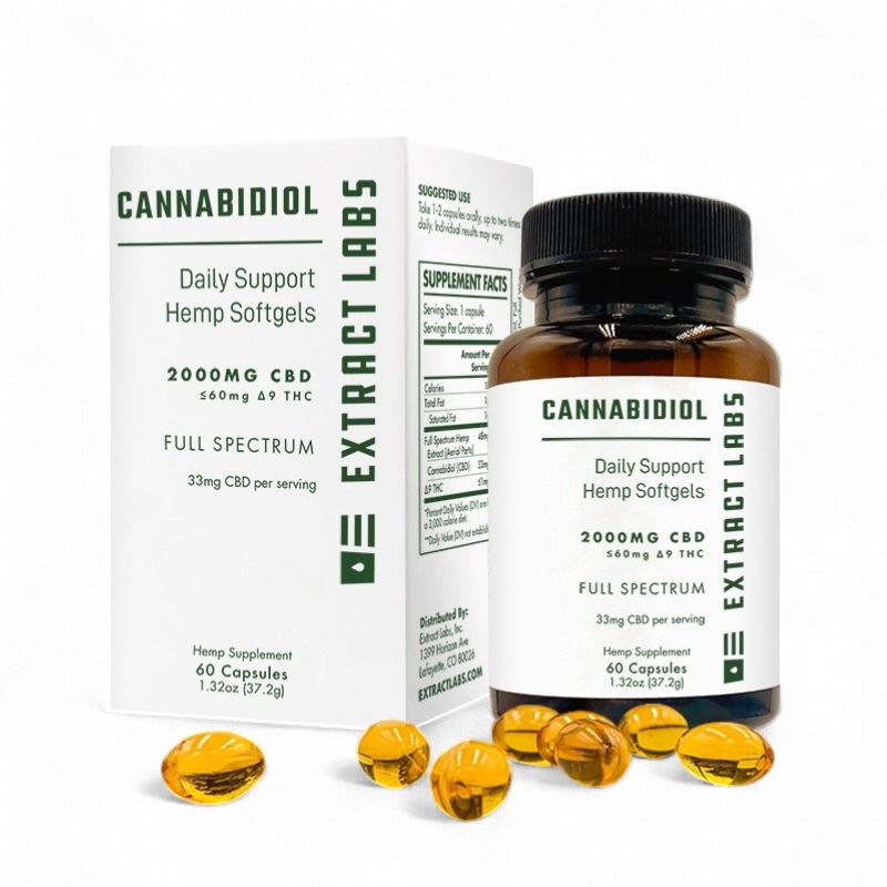 Extract Labs Daily Support Softgels