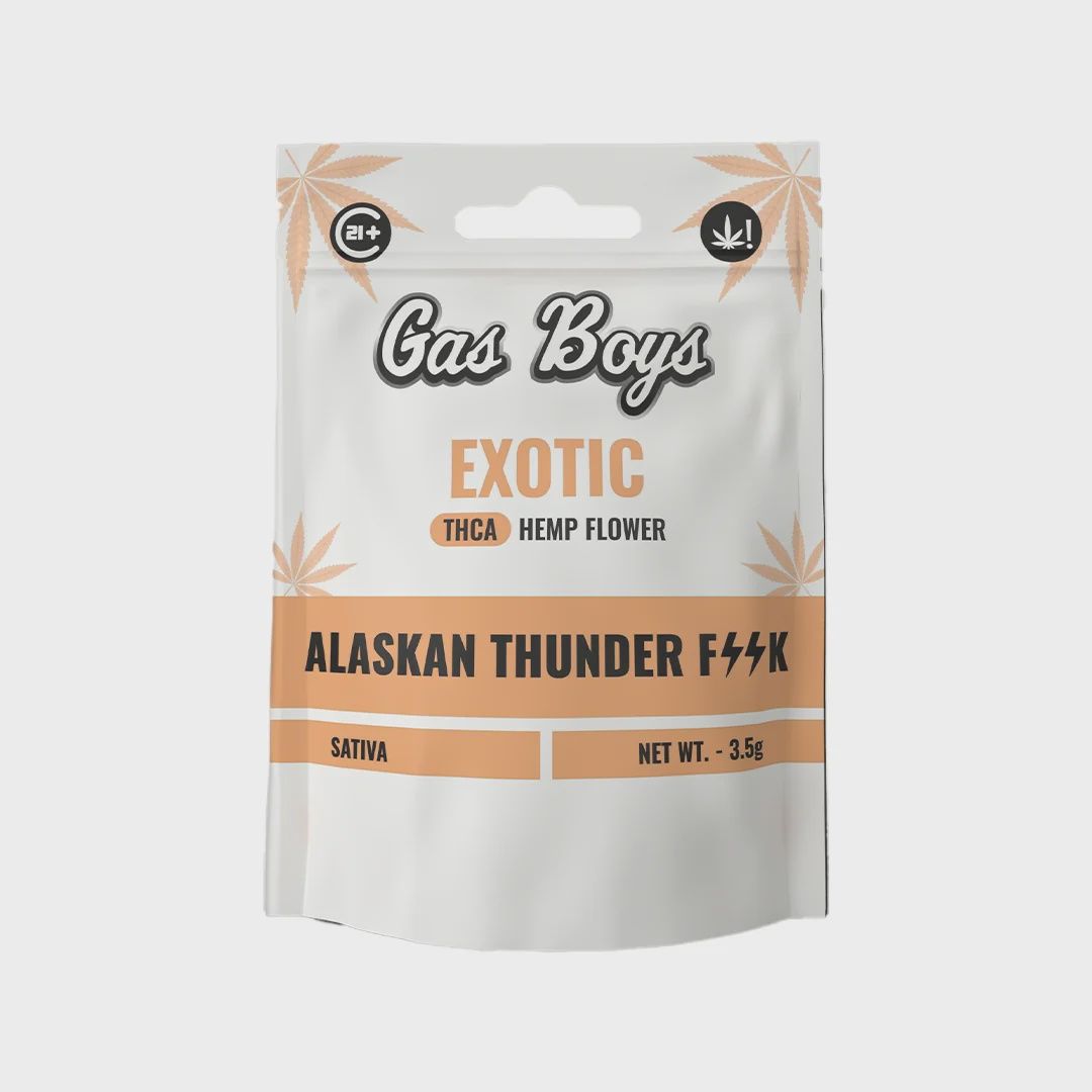 Gas Boys  Exotic THCA Flower 3.5 gram, Model: Alaskan Thunder F*ck