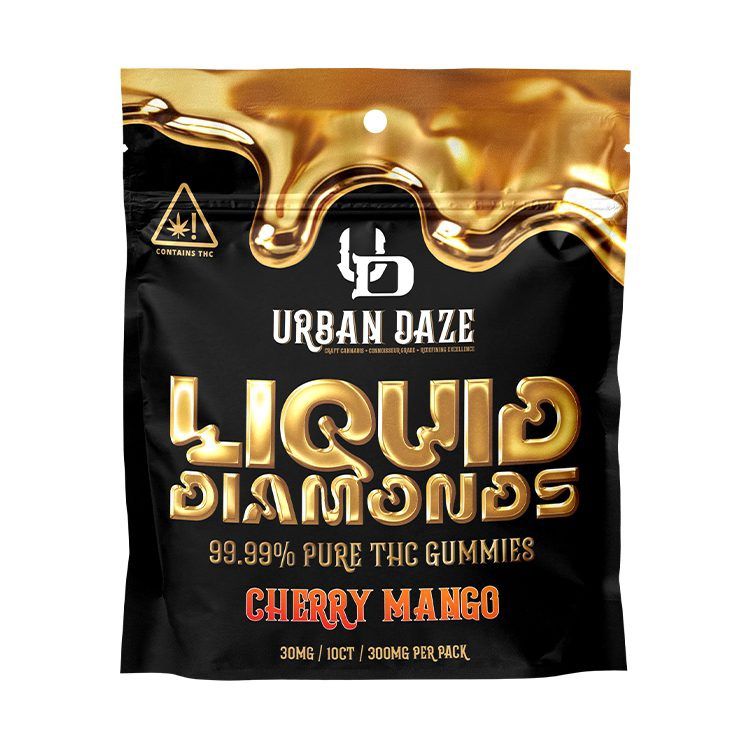 Liquids Diamonds THC Gummies, Flavor: Cherry Mango