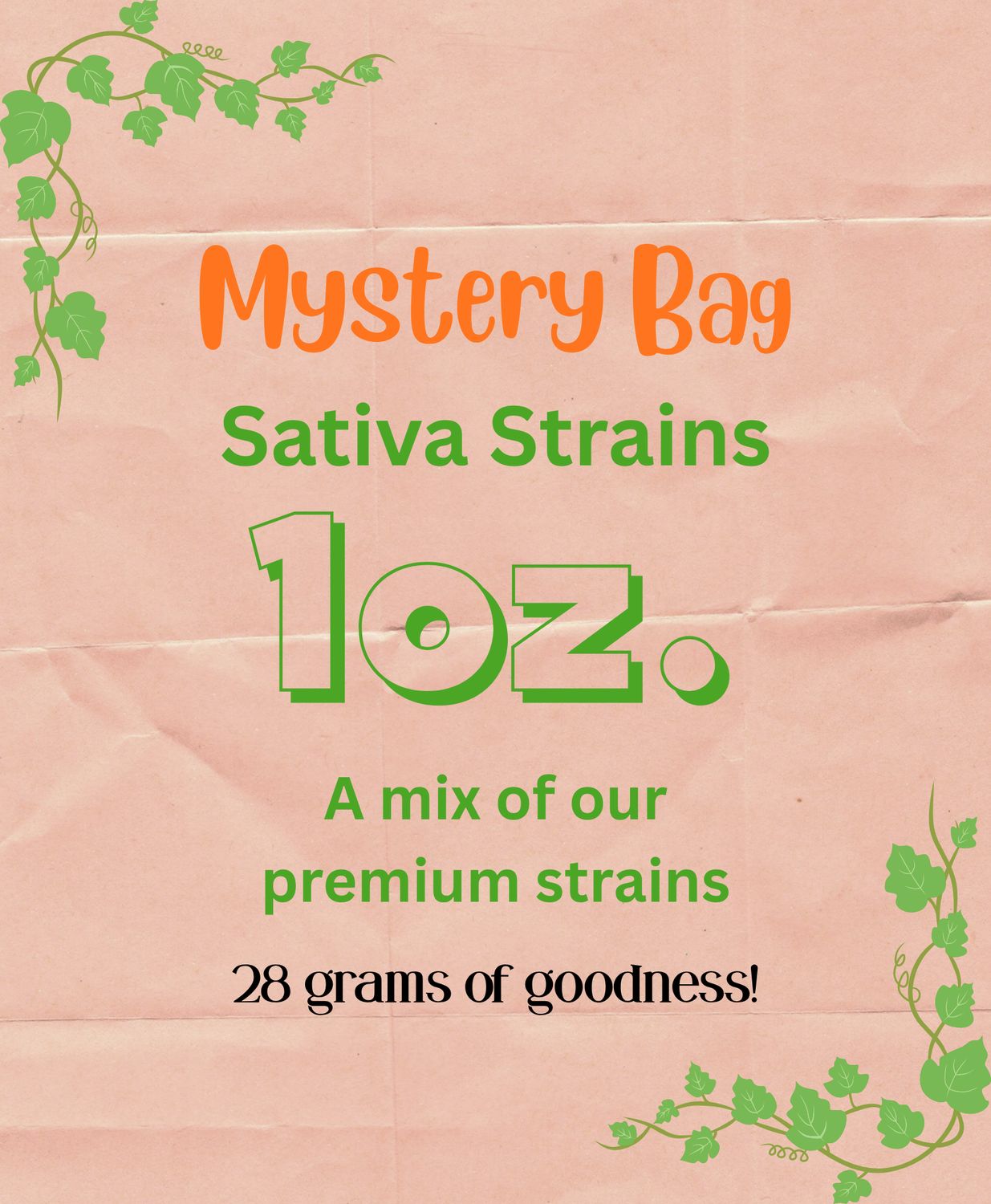 Mystery Flower Bag 1oz Sativa Strains