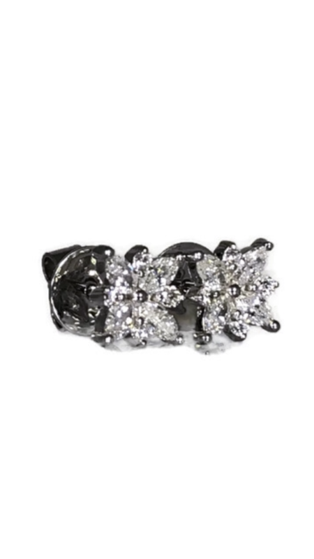 Diamond ear studs