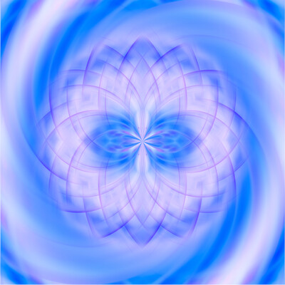 Mandala d&#39;énergie (40x40 cm)