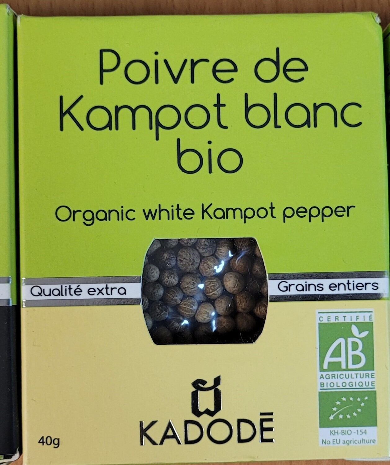 Poivre blanc de Kambot Poivre blanc de Kambot