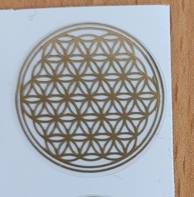 Autocollant fleur de vie 2,5cm