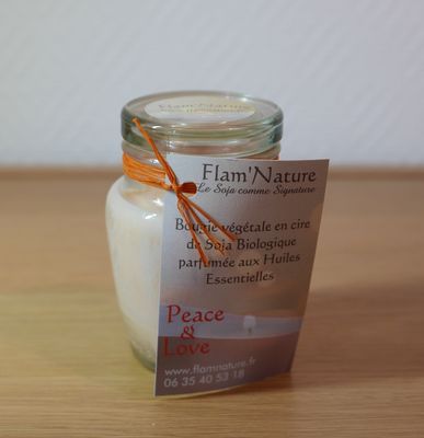 Bougies aux huiles essentielles naturelles