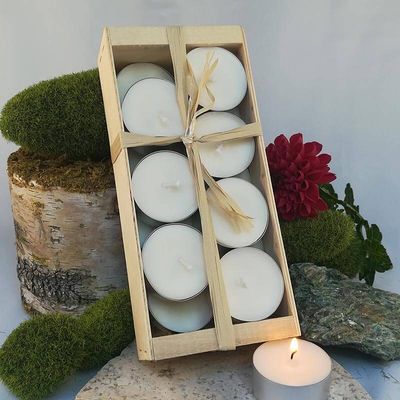 Bougies chauffe-plat naturelles