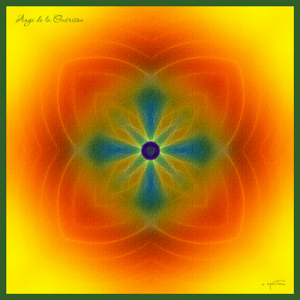 Mandala des Anges (40x40 cm)