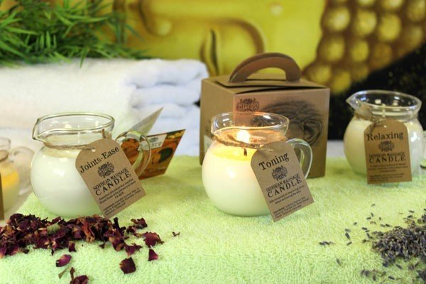 Bougie de massage relaxante