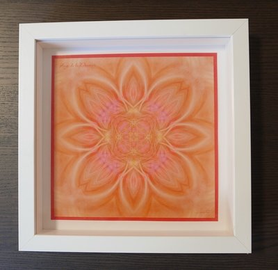 Ange de la Douceur 20x20 avec cadre