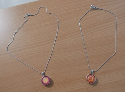Collier mandala à pression