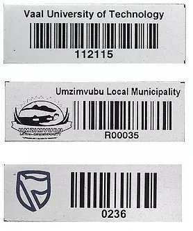 Barcode Asset Label, Aluminium, Bulk Pack