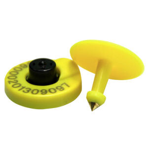 Button RFID Ear Tag 134kHz - (x10)