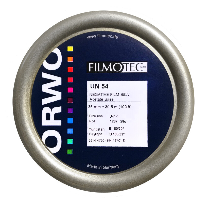 ORWO Filmotec 35mm UN54 B&W Negative 100ft (33m)