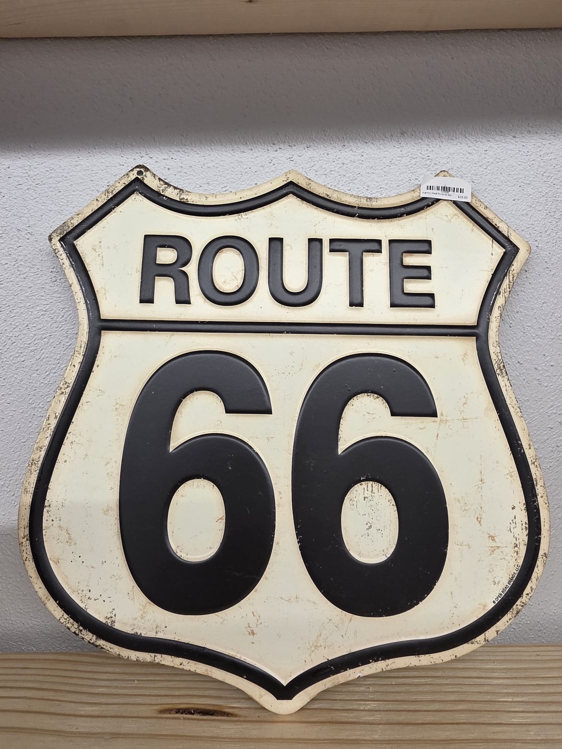 Wall Art- Metal Route 66 Sign