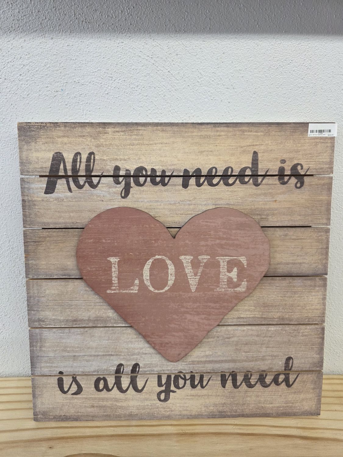 Wall Art (All You Need Is Love)