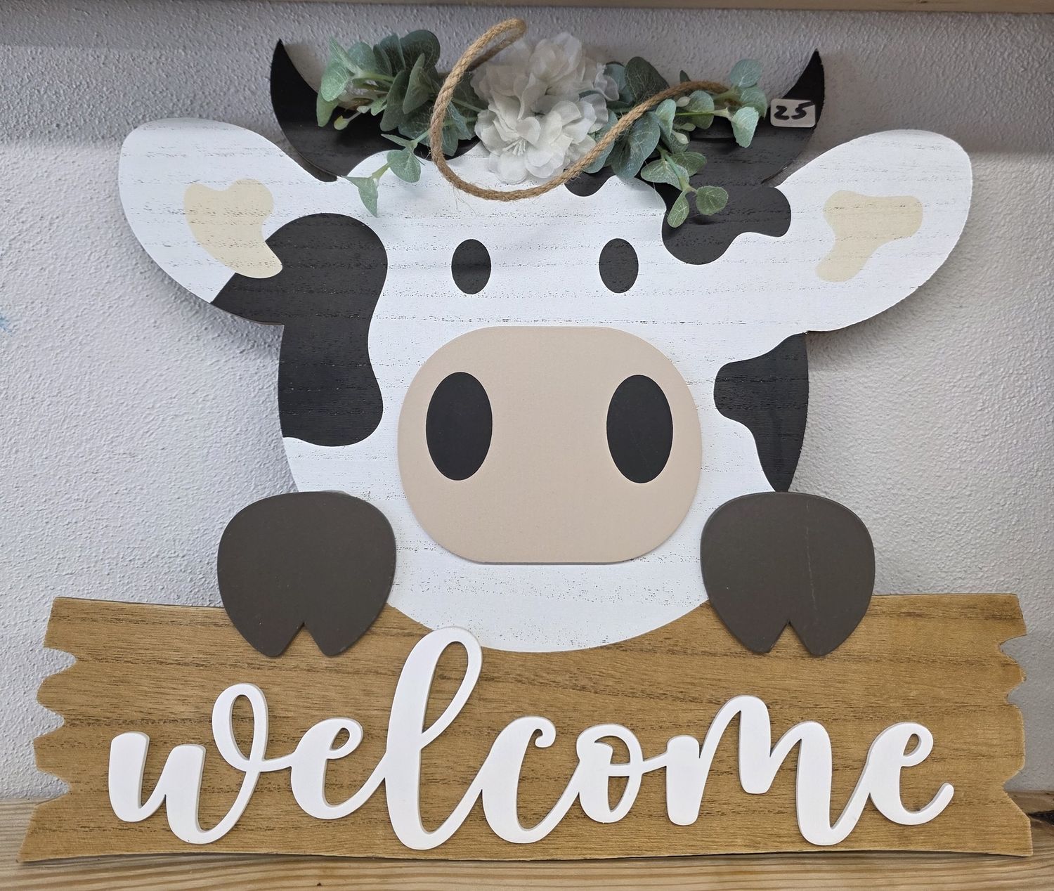 Wall Art (Cow/Welcome)
