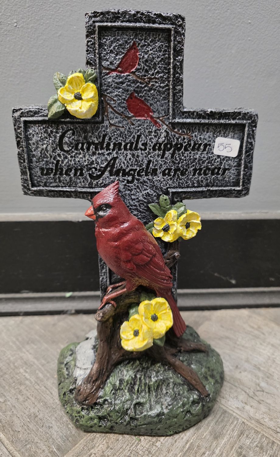 Concrete- (Cross Cardinals Appear/Yellow)