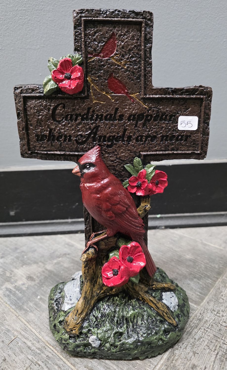 Concrete- (Cross Cardinals Appear/Red)