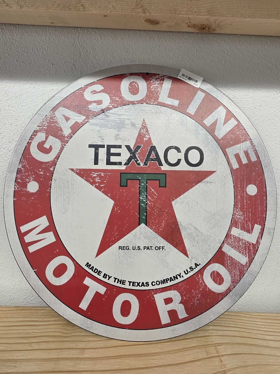 Metal Texaco Sign